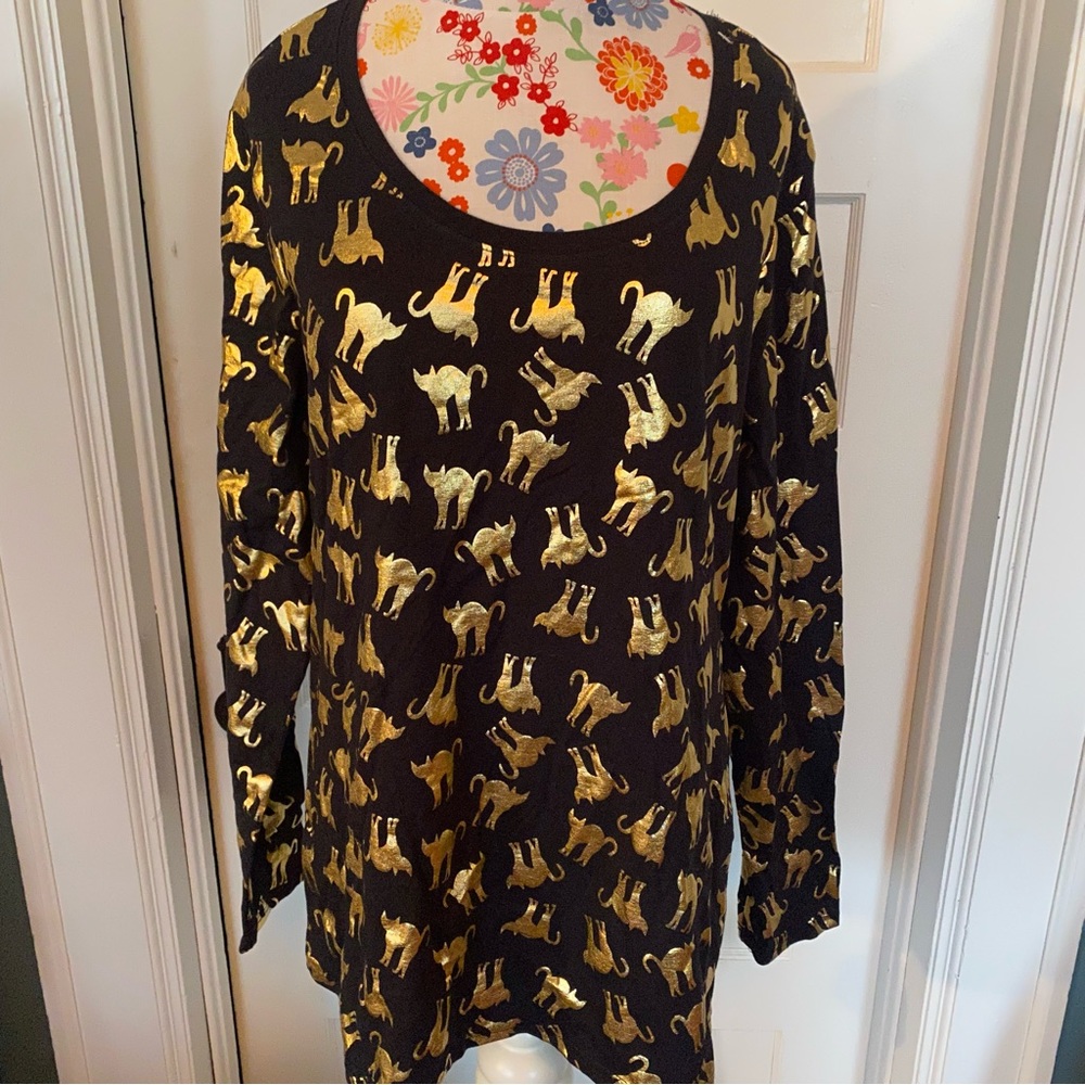 Foiled Golden Cat Tee